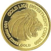 500 Kip "Lion" Gold Bullion reverse image