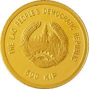 500 Kip year of the Goat obverse image