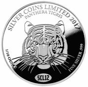 500 Kip Tiger, Laos, 2017 reverse image