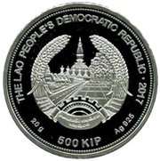 500 Kip Olympic Winter Games - PyeongChang obverse image