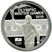 500 Kip Olympic Winter Games - PyeongChang, Laos, 2017 reverse image