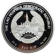 500 Kip Tiger obverse image