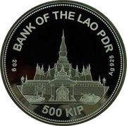 500 Kip Fifa World Cup Russia obverse image
