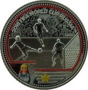 500 Kip Fifa World Cup Russia, Laos, 2018 reverse image