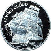 500 Kip Flying Cloud, Laos, 2018 reverse image