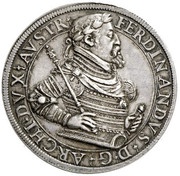 2 Thalers - Ferdinand II of Tyrol Posthumous; Hall obverse image