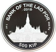 500 Kip Karl Marx obverse image