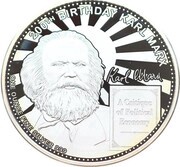 500 Kip Karl Marx, Laos, 2018 reverse image