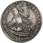 2 Thalers - Ferdinand II of Tyrol Posthumous; Hall obverse image