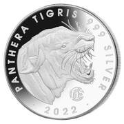 500 Kip Panthera Tigris f15, Laos, 2022 reverse image
