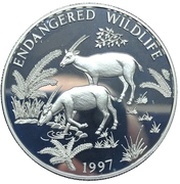 1000 Kip Endangered Wildlife reverse image