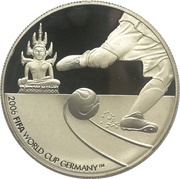 1000 Kip FIFA World Cup Germany2006, Laos, 2006 reverse image