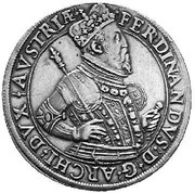 2 Thalers - Ferdinand II of Tyrol Posthumous; Hall obverse image