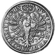 2 Thalers - Ferdinand II of Tyrol Posthumous; Hall, Austria, 1601-1604 reverse image