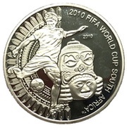 1000 Kip World Cup 2010 in South Africa, Laos, 2010 reverse image