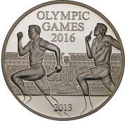1000 Kip Rio Olympics 2016, Laos, 2013 reverse image