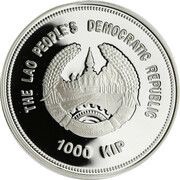 1000 Kip Olympic Games obverse image