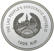 1000 Kip Panthera Tigris obverse image