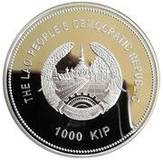 1000 Kip Rio Olympics 2016 obverse image