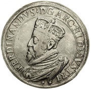 2 Thalers - Ferdinand II of Tyrol Posthumous; Hall obverse image