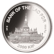 2000 Kip Year of the Rat obverse image