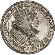 2 Thalers - Leopold V and Claudia Regency obverse image