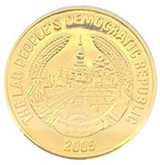 5000 Kip Goddess of the Sea, Laos, 2005 obverse image