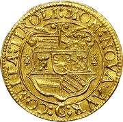 1 Ducat - Maximilian III Hall, Austria, 1616-1618 reverse image