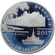 50 000 Kip Amur Tiger obverse image