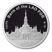 50 000 Kip Year of the Dragon obverse image