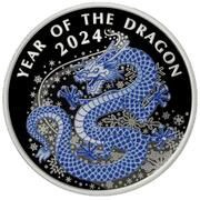 50 000 Kip Year of the Dragon, Laos, 2023 reverse image