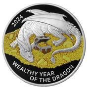 50 000 Kip Year of the Dragon, Laos, 2023 reverse image