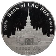 70 000 Kip Butterfly obverse image