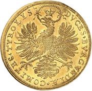 5 Ducats - Ferdinand Charles Hall, Austria, 1646 reverse image