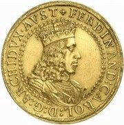 20 Ducats - Ferdinand Charles Hall obverse image