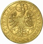 20 Ducats - Ferdinand Charles Hall, Austria, 1654 reverse image