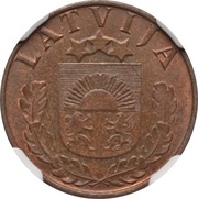 2 Santimi obverse image