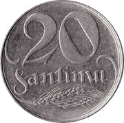 20 Santimu reverse image