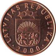 2 Santimi obverse image