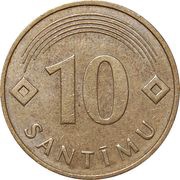 10 Santimu reverse image