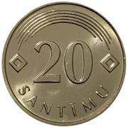 20 Santimu reverse image