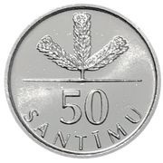 50 Santimu reverse image