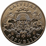 1 Lats Salmon obverse image