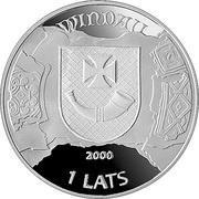 1 Lats Ventspils obverse image