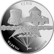 1 Lats Cesis reverse image