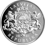 1 Lats Ice Hockey obverse image