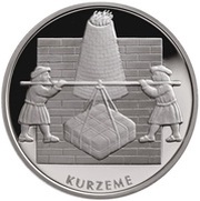 1 Lats Courland reverse image