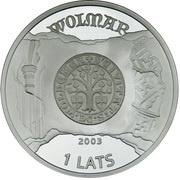 1 Lats Valmiera obverse image