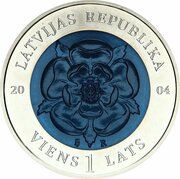 1 Lats Coin of Time I obverse image