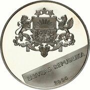 1 Lats Latvia-European Union obverse image